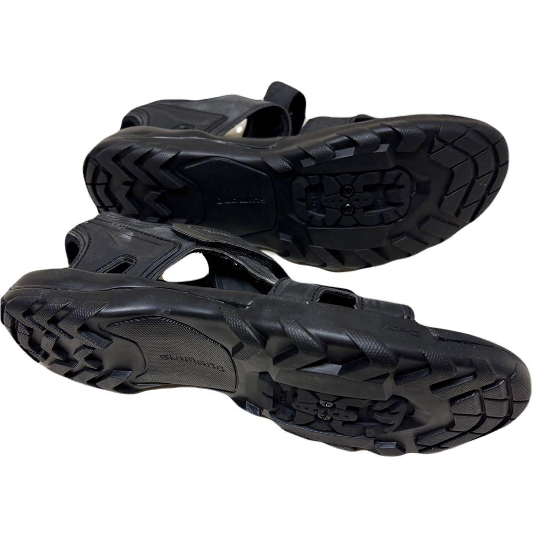 SHIMANO 自転車用 D5 ブラックシューズ　サンダル