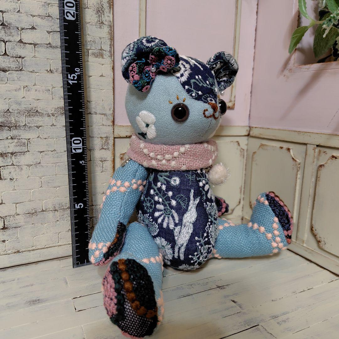 ミナペルホネン＊ハンドメイド＊ぬいぐるみ＊テディベア＊78