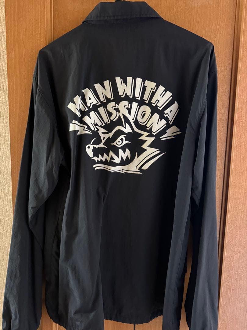 MAN WITH A MISSION コーチジャケット　黒　XL
