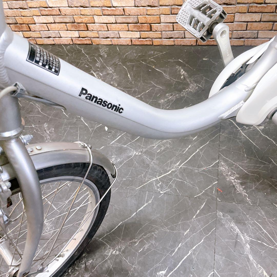 【57】電動自転車 Panasonic ビビ ライト シルバー 20インチ