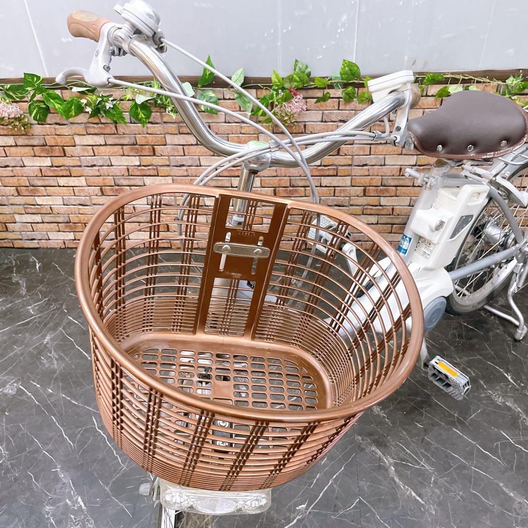 【57】電動自転車 Panasonic ビビ ライト シルバー 20インチ