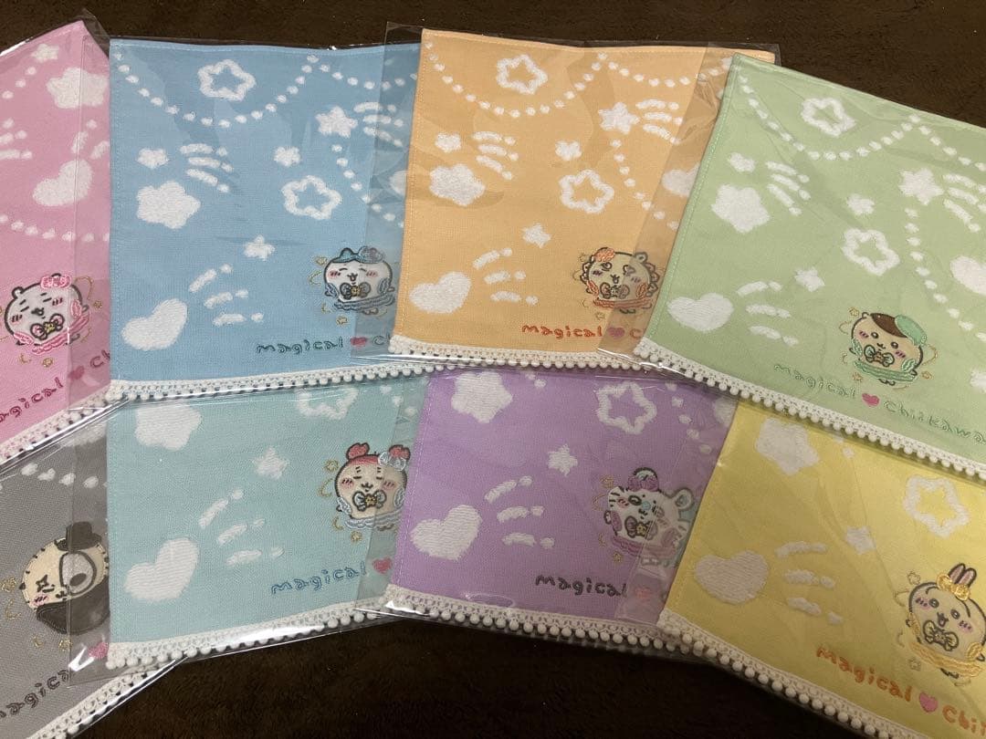 新品 ちいかわ まじかる タオルハンカチ 全種 8種類 コンプリート