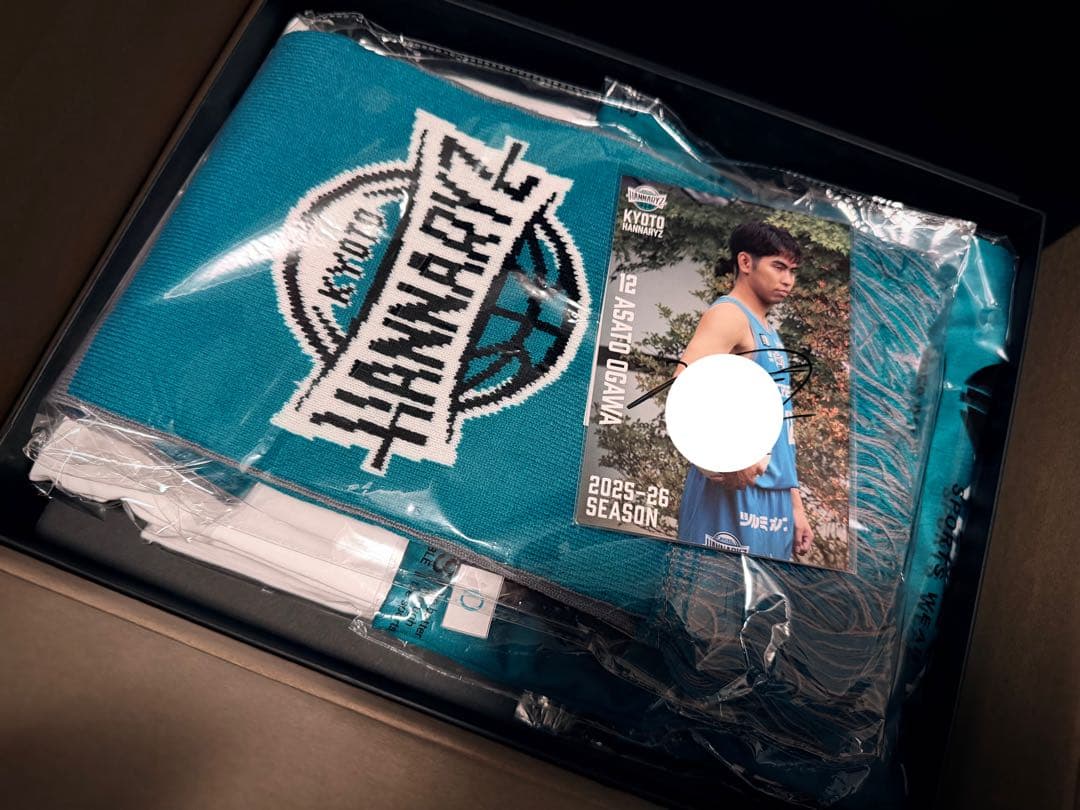 京都ハンナリーズ ファンクラブ会員 入会特典 小川麻斗