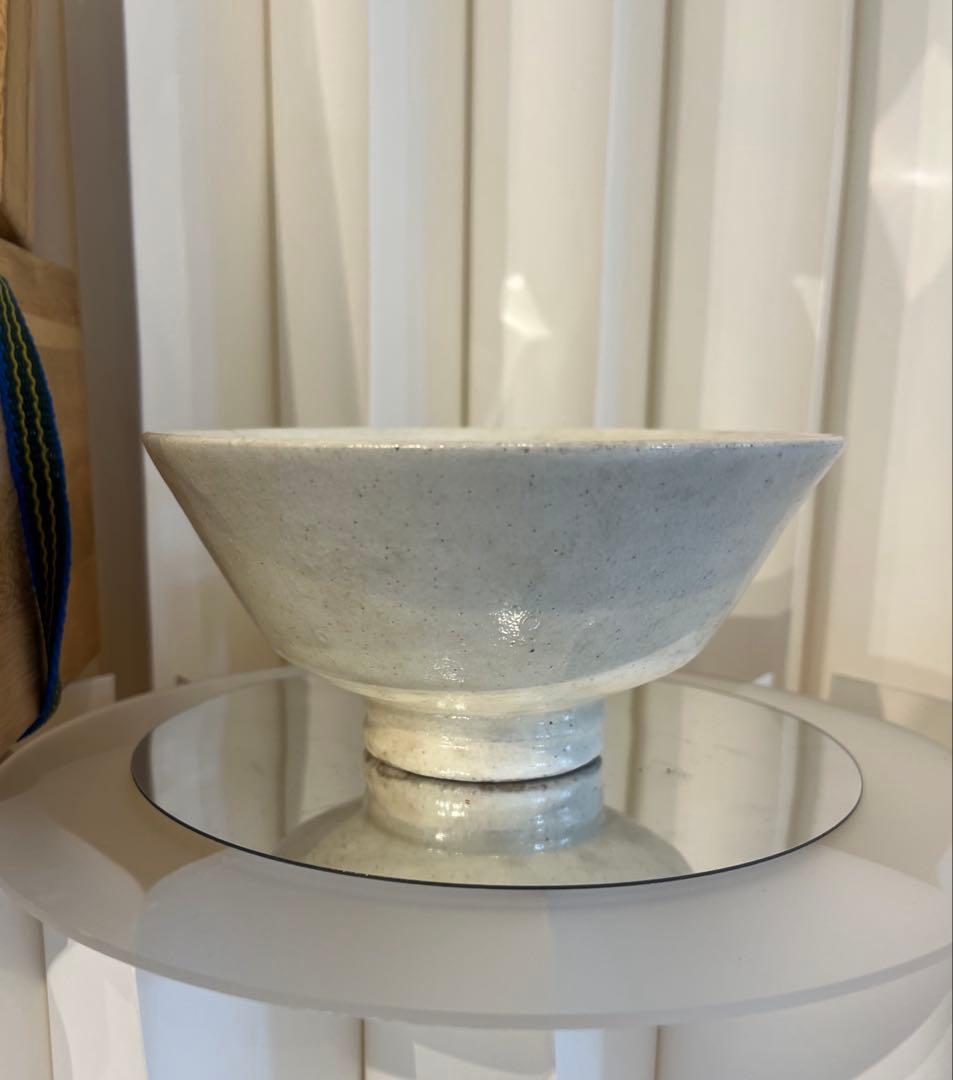 【外商購入・共箱付】韓国無形文化財 曹基正（無等窯）茶碗