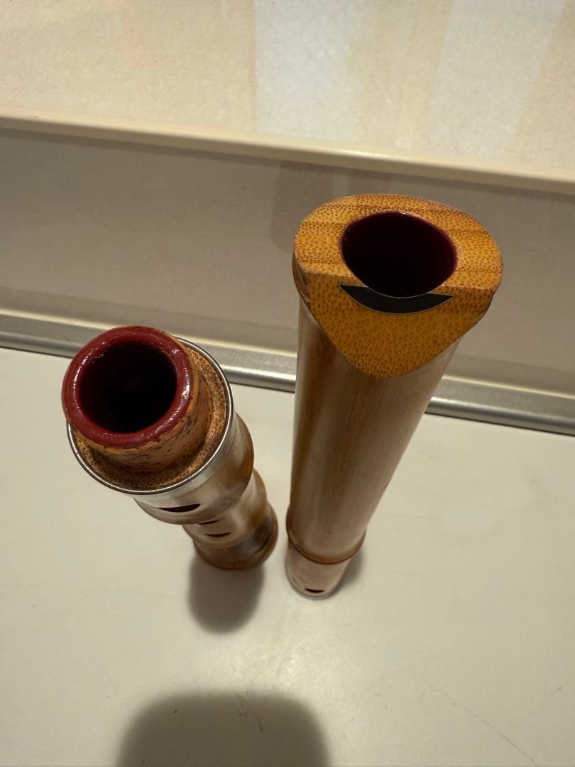 尺八　ワダ楽器　胡蝶　最長56cm 正律管　竹製