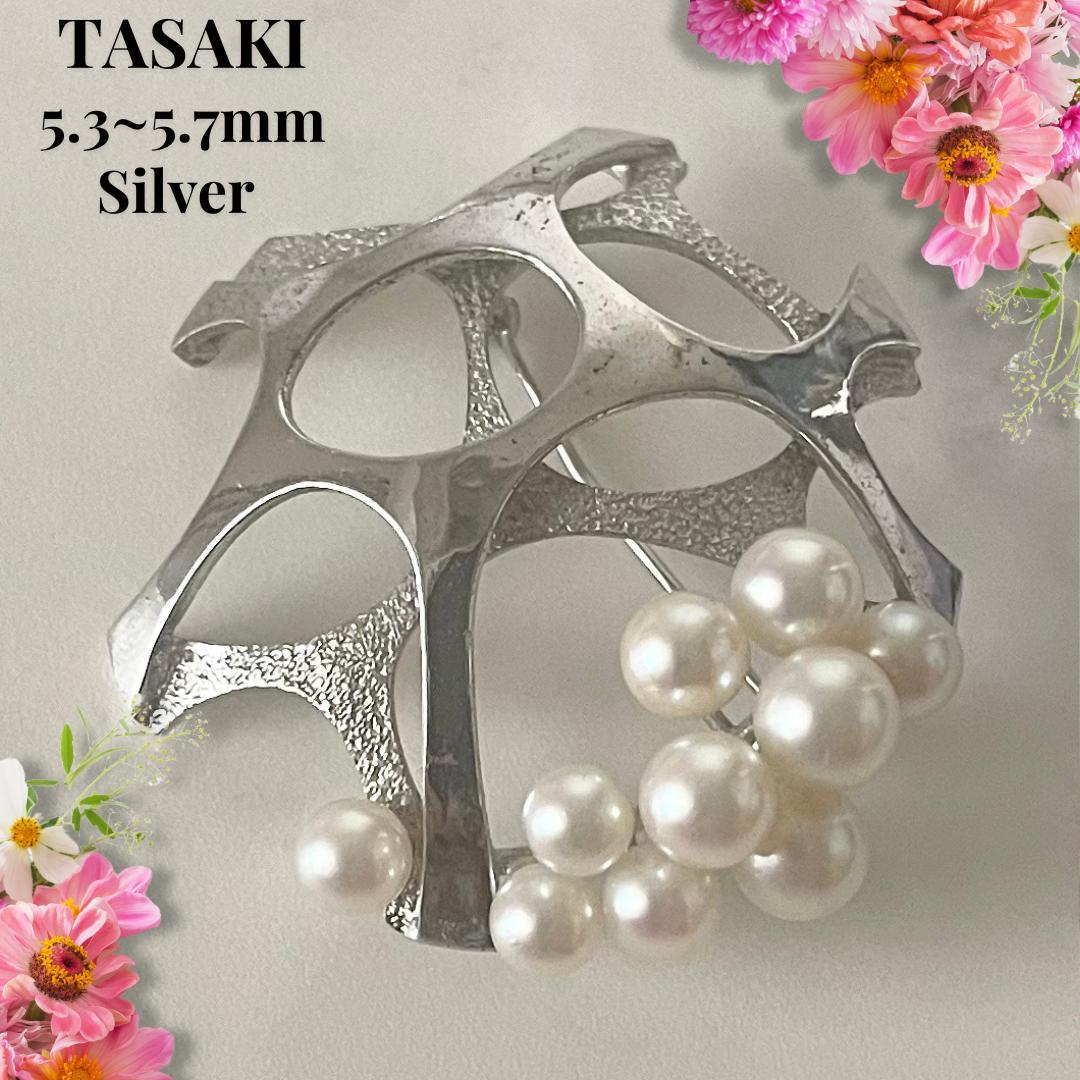 美品✨田崎真珠 TASAKI タサキ アコヤ真珠 パール ブローチ コサージュ