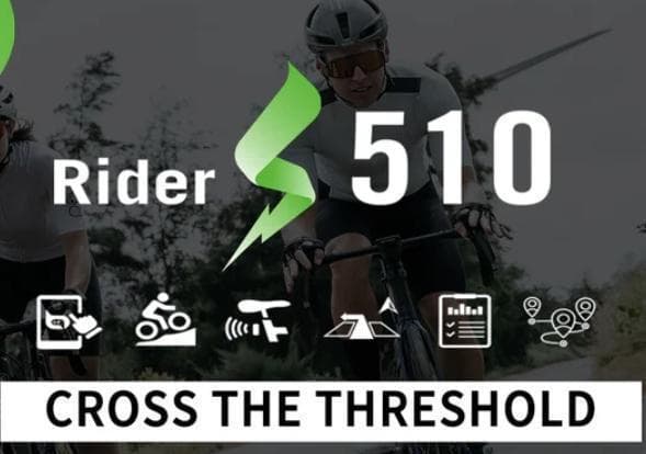 【新発売】ブライトン Rider S510T（日本語対応）センサー付サイコン