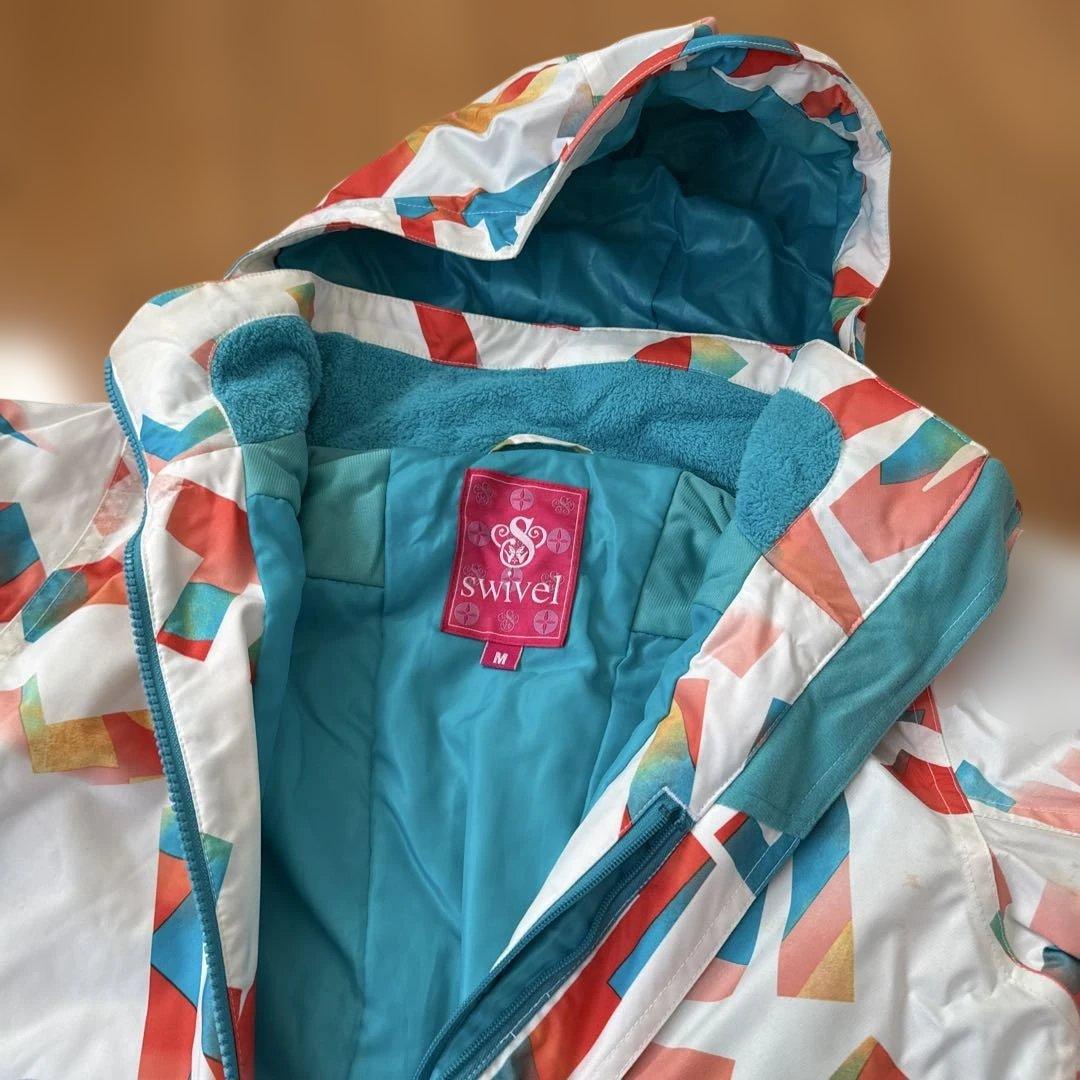 スノーボードウェアセット（ホワイト/ピンク）