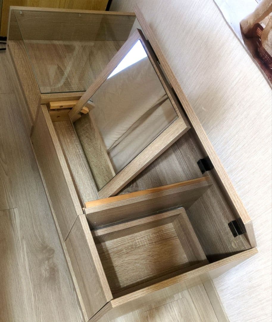 ma　LOWYA ドレッサーローテーブル (たのメル便で設置ラクラク)