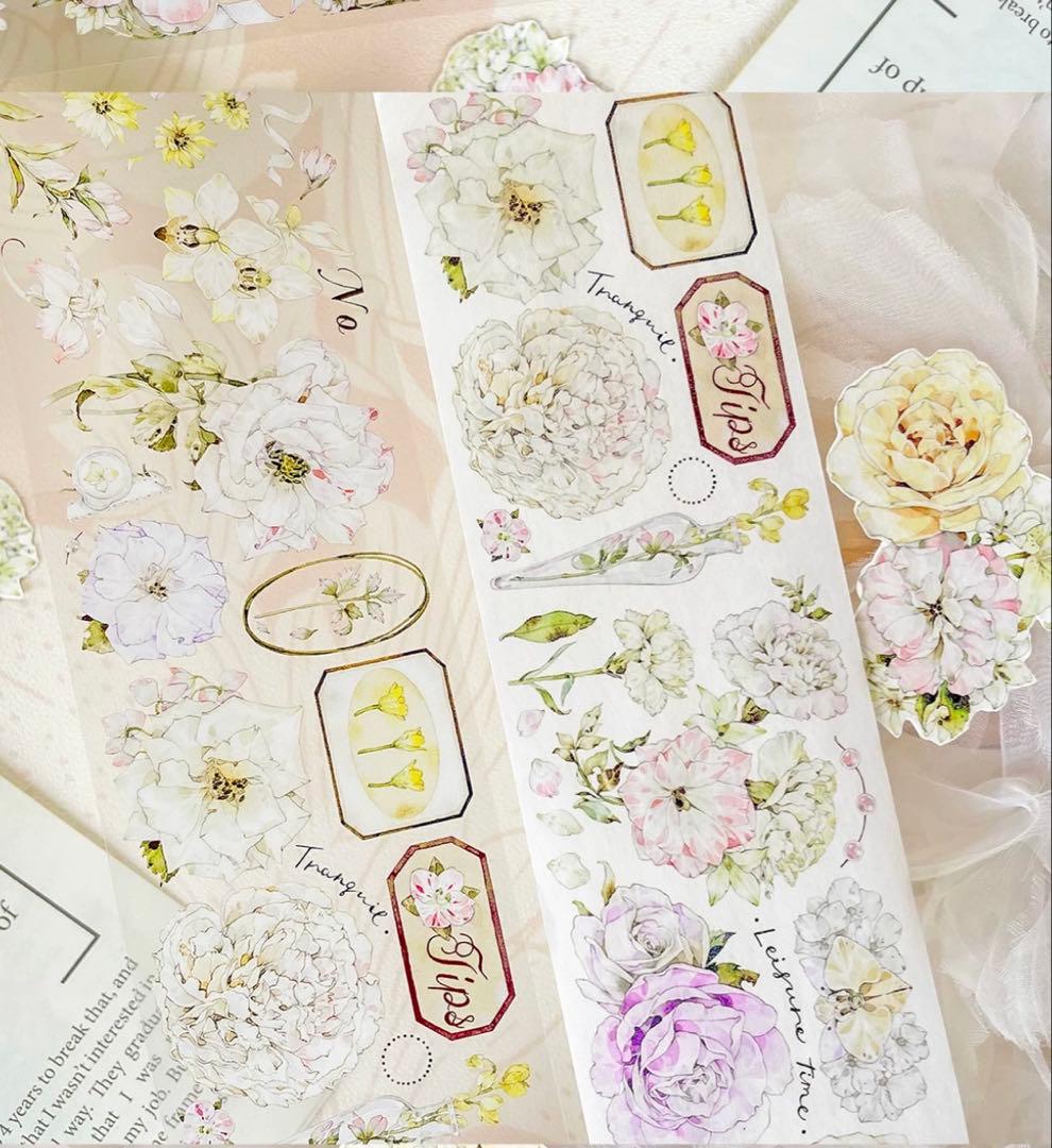 百仓家手帐《漫春日》海外マスキングテープ　マステ 【2132】