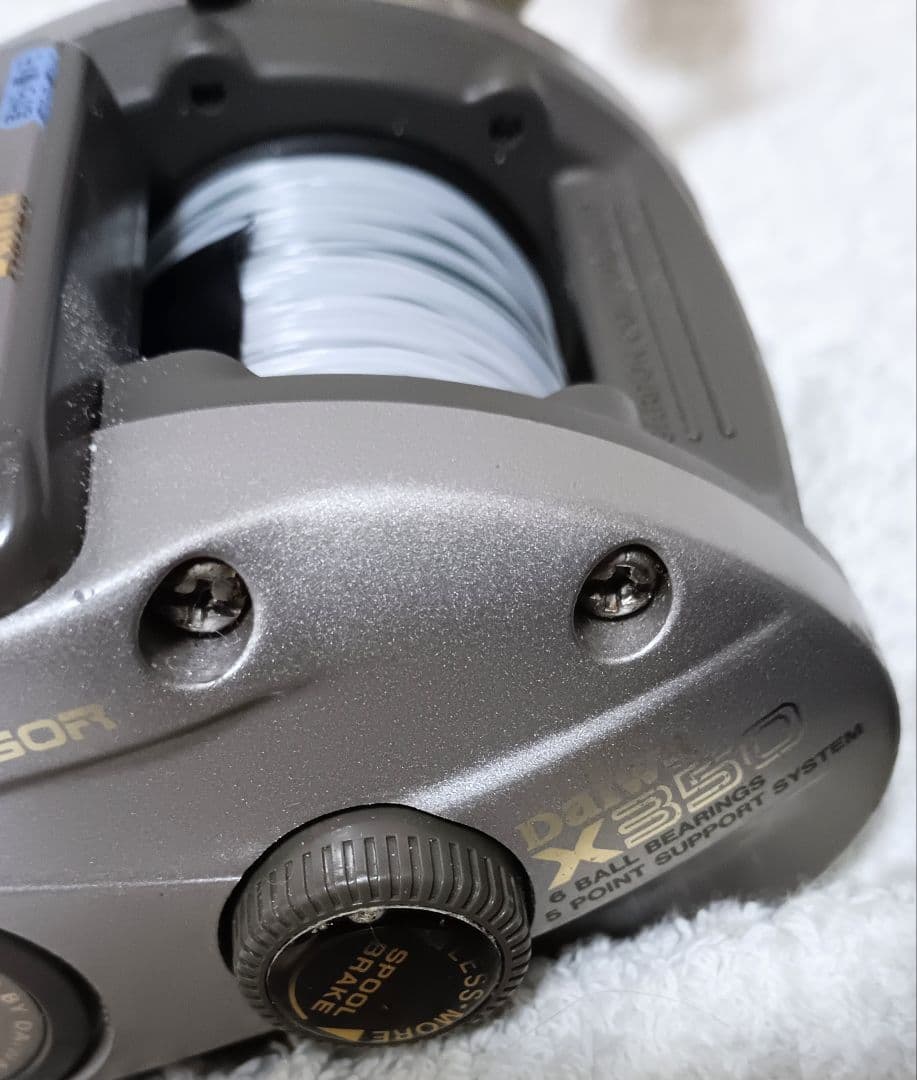 ダイワタナセンサーX350デジタル深度カウンター付両軸リールまとめて2台