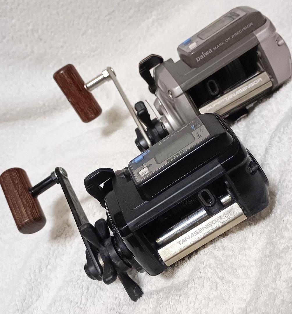 ダイワタナセンサーX350デジタル深度カウンター付両軸リールまとめて2台
