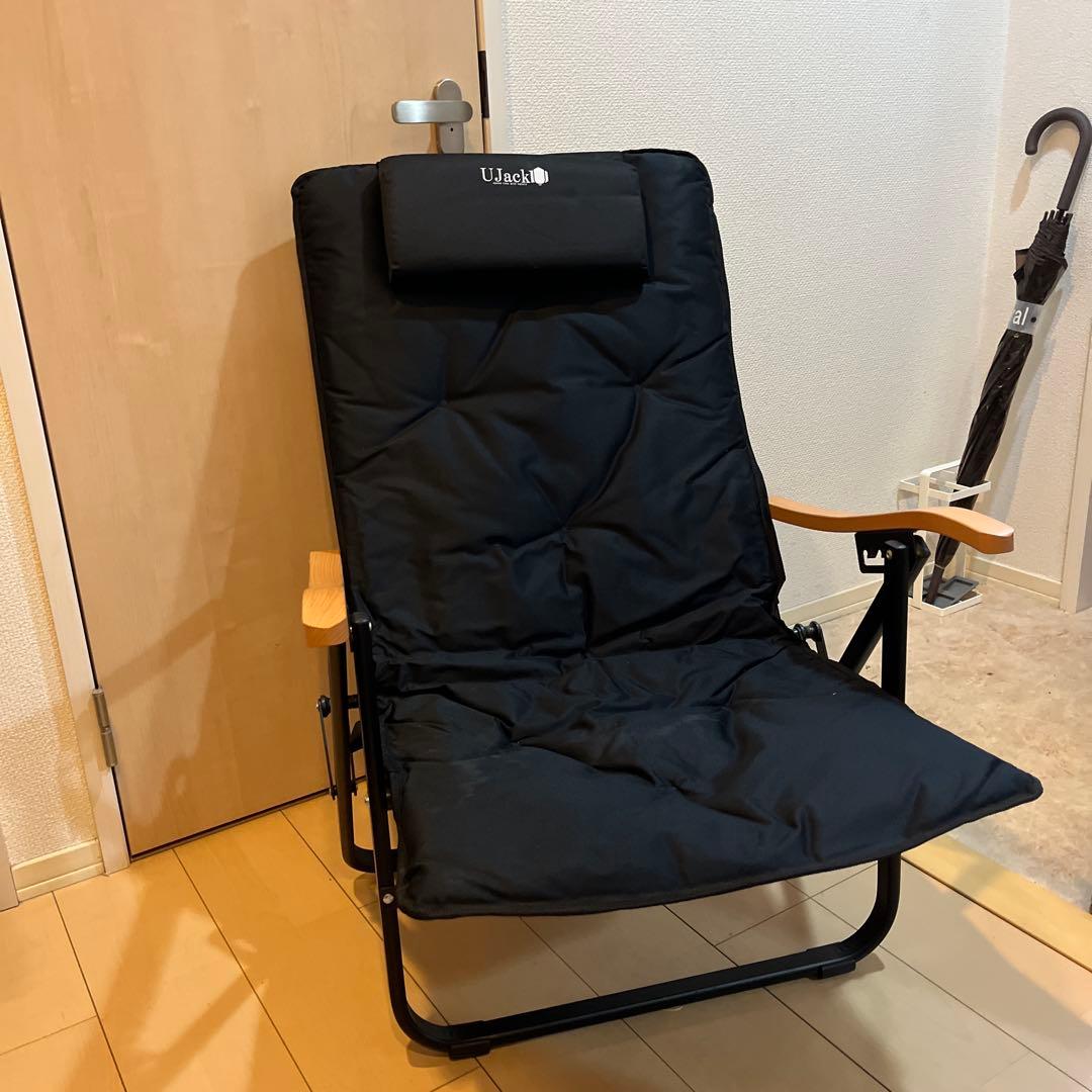 UJack リクライニングチェア 黒