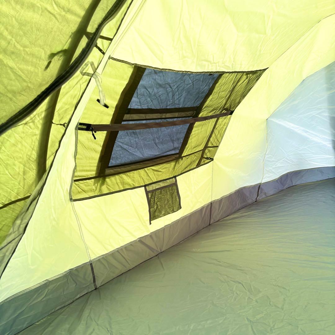 【良品】ayamaya ポップアップテント 4人〜6人用 カーキ ドーム型テント