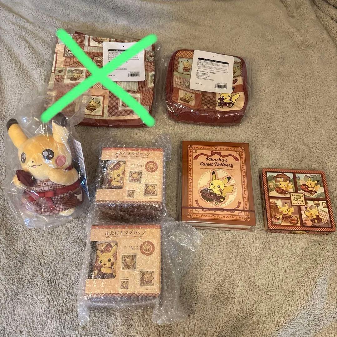 お揃い✨恋人にお勧め❗️Pikachu’s Sweet Delivery7個セット