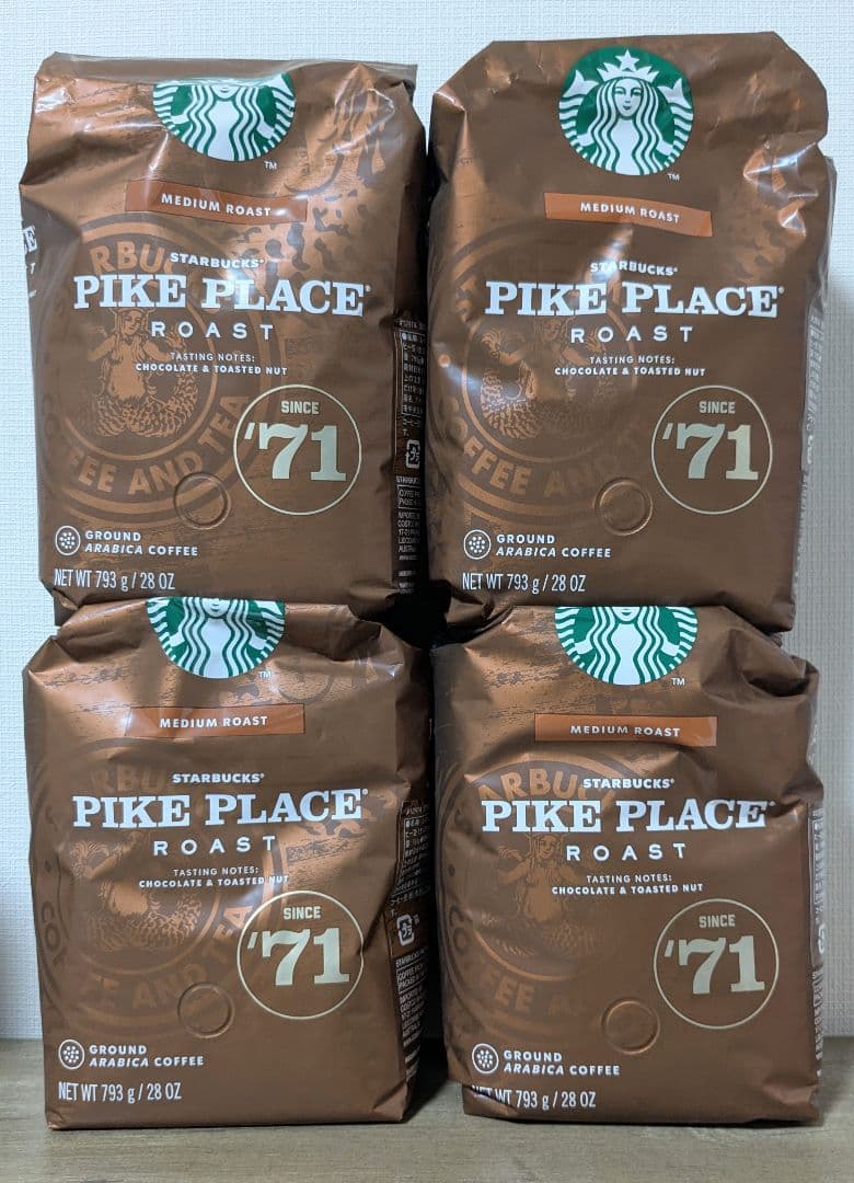 スターバックス パイクプレイスロースト 793g 大容量 コストコ　4袋セット