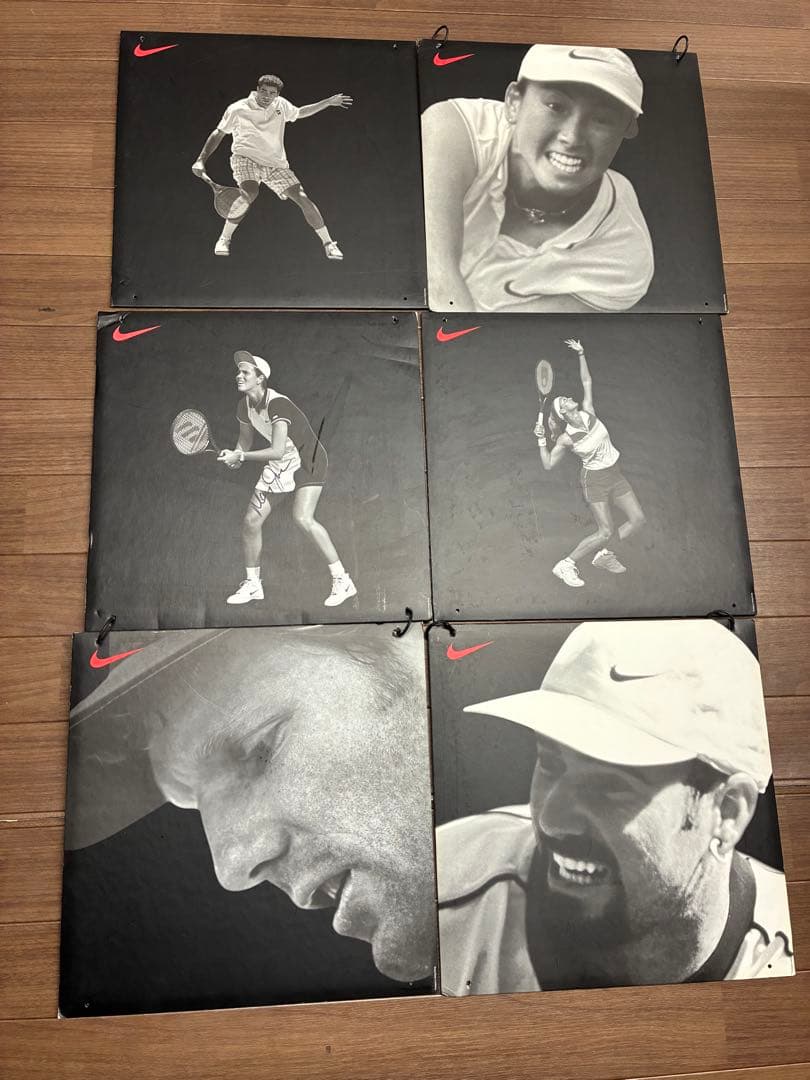 全豪オープン98パネル 6枚セット Mary Joe Fernandezサイン入