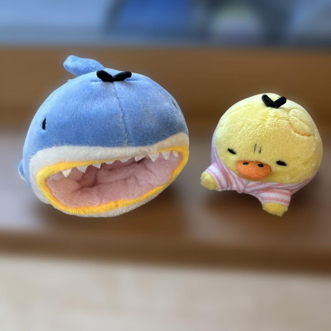 リラックマ　キイロイトリ　てのりぬいぐるみセット　キイロイトリムービー　子分サメ
