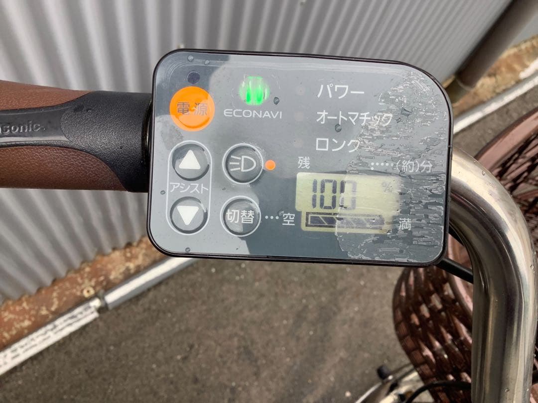 パナソニック新機種電動アシスト自転車viviDX26インチブラウン系ボディー