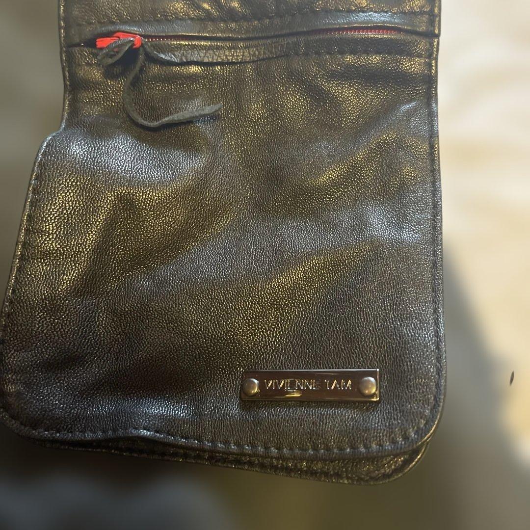 ヴィヴィアンタム羊革 ラップスカートウエストポーチ