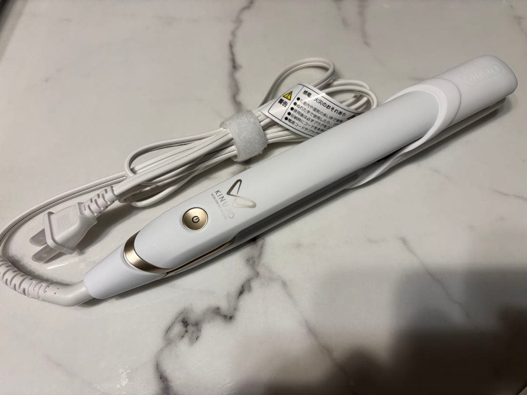KINUJOU ストレートヘアアイロン ホワイト