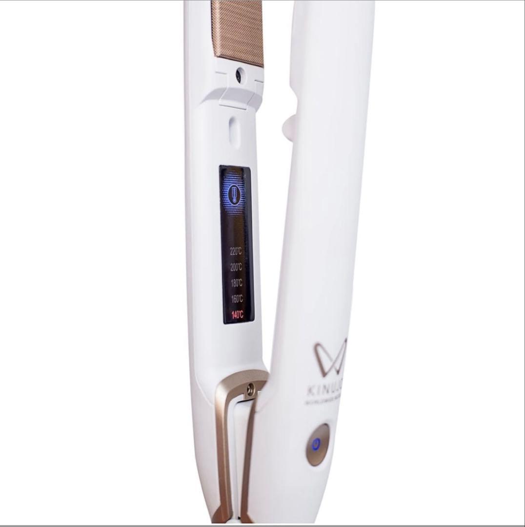 KINUJOU ストレートヘアアイロン ホワイト