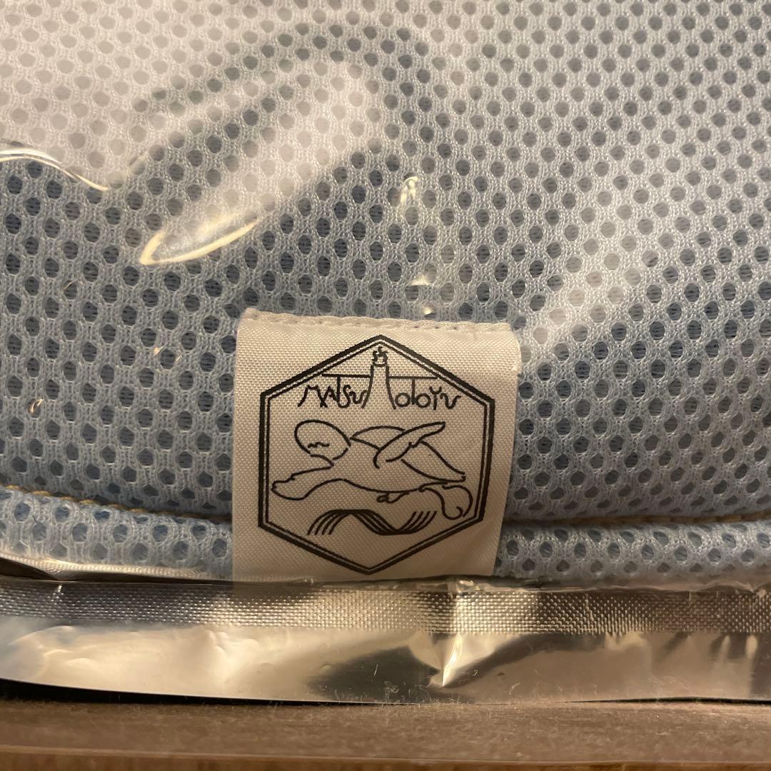 ベストサウナハット　良質蒸温×松本湯コラボ　メッシュ　ライトブルー＆クリーム