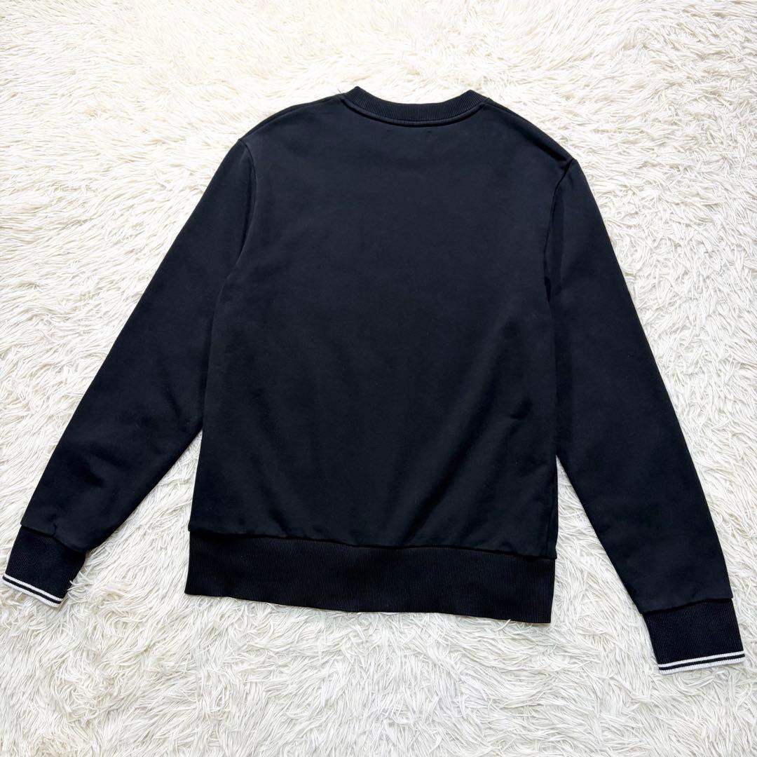 ✨ぞぞ✨フレッドペリー　スウェット　ティップライン　ブラック　M
