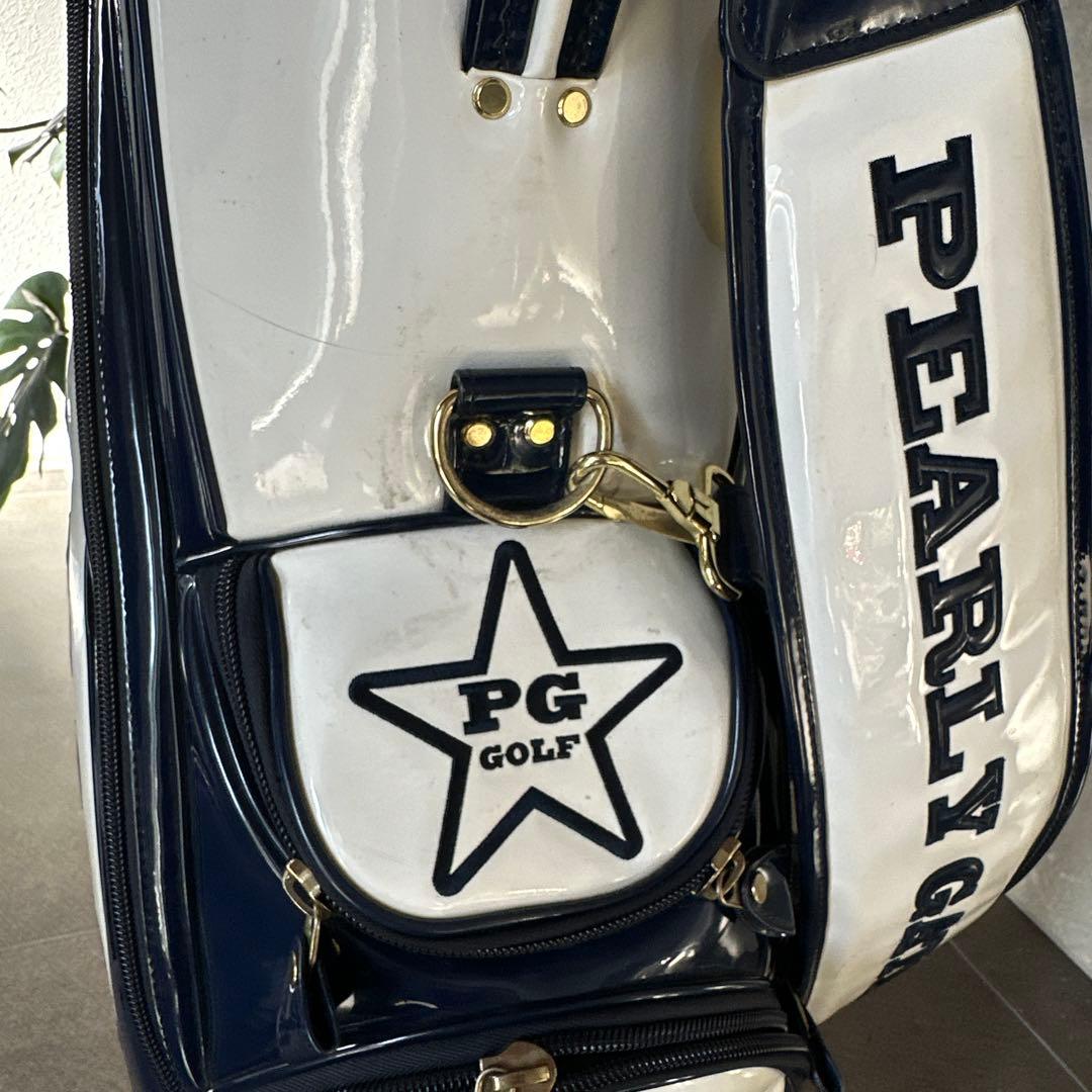 PEARLY GATES エナメルキャディバッグ