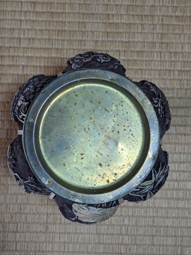 ♦ 中国美術工芸品 阿古陀形 四季花卉図文 瓶 置物飾り オブジェ 骨董品