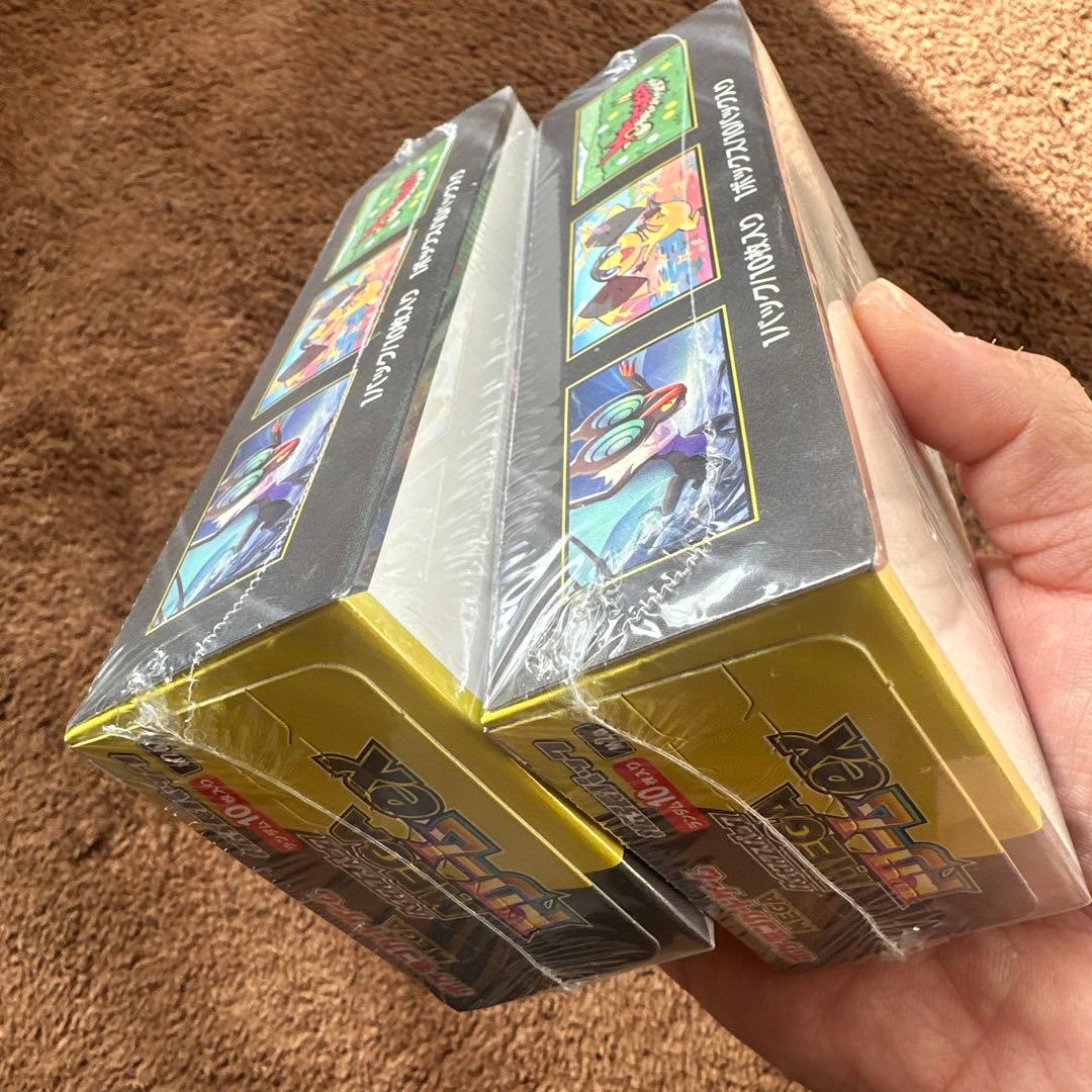 メガドリームex未開封シュリンク付き2box +自引きカード+カード関連品