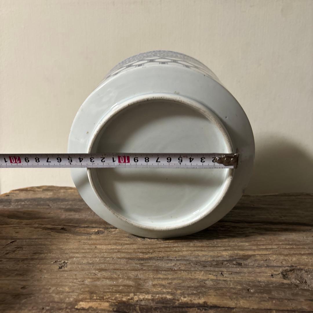 古伊万里たこ唐草蓋物　アンティーク 古道具　骨董　蕎麦猪口　検:李朝.白洲正子