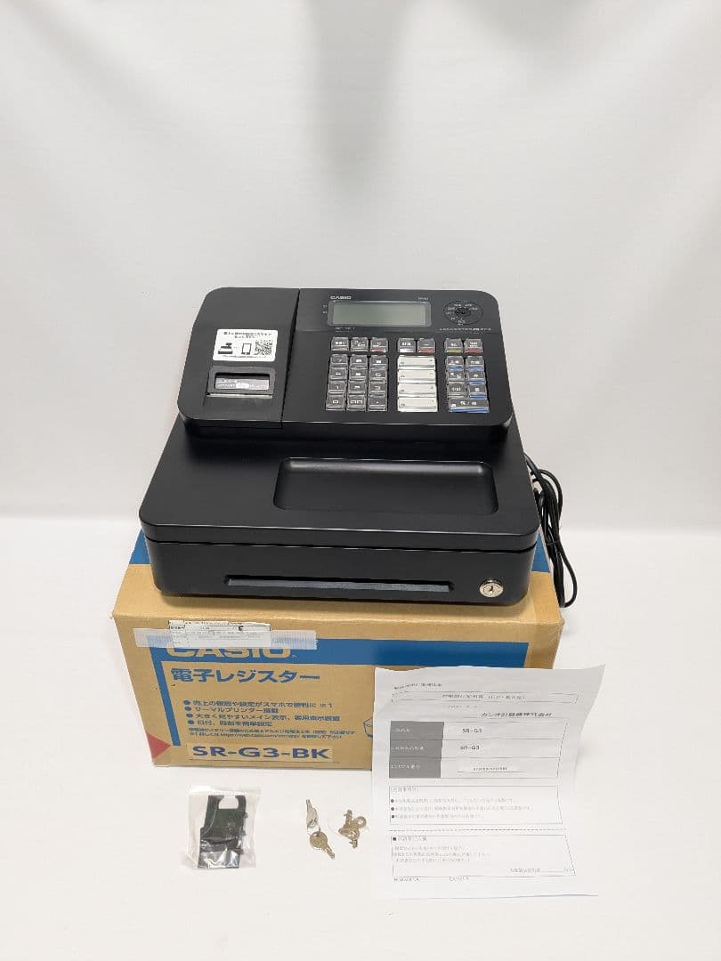 【完動品】【美品】CASIO SR-G3-BK ブラックレジスター