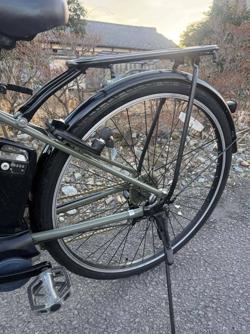 電動アシスト自転車 オリーブグリーン