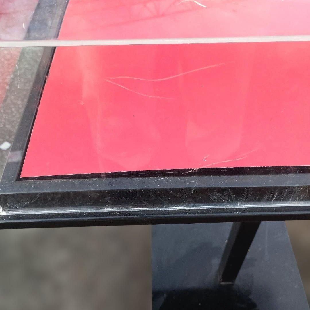 5733）サンプルケーススタンド　アクリルカバー付きシューケース