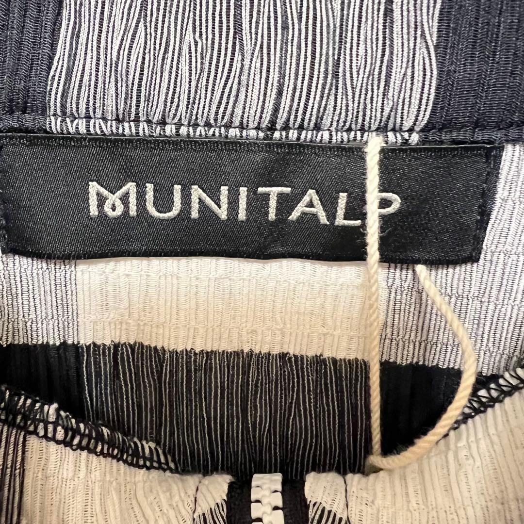 新品　MUNITALP ムニタルプ　チェック柄メッシュジャケット　ゴルフウェア