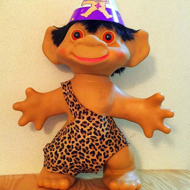 ✅ 特大 レア 35cm ビンテージトロール 安心のメルカリ便