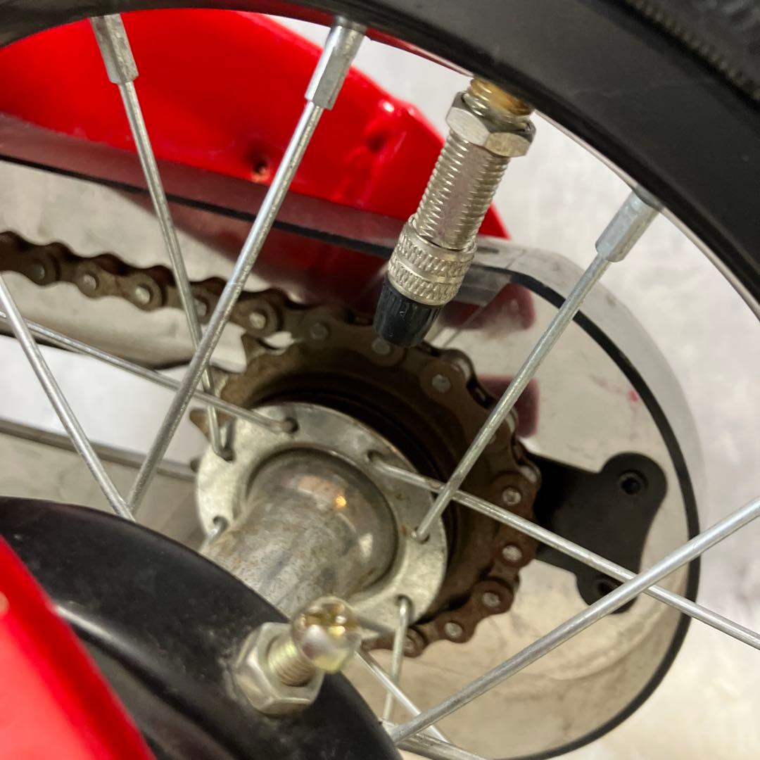 【良品】へんしんバイク　12インチ　赤　スタンド付き