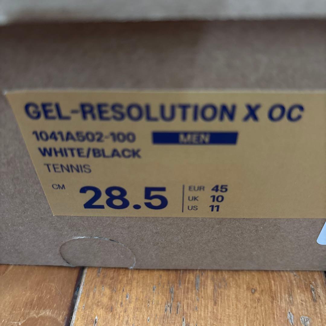 アシックスGEL-RESOLUTION X OCゲルレソリューション 28.5