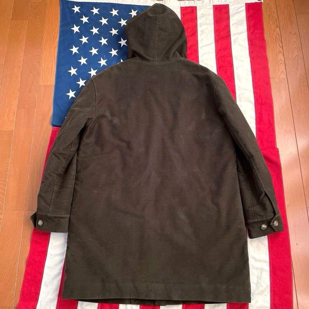 A.P.C. 中綿入り モールスキン モッズコート S オリーブドラブ