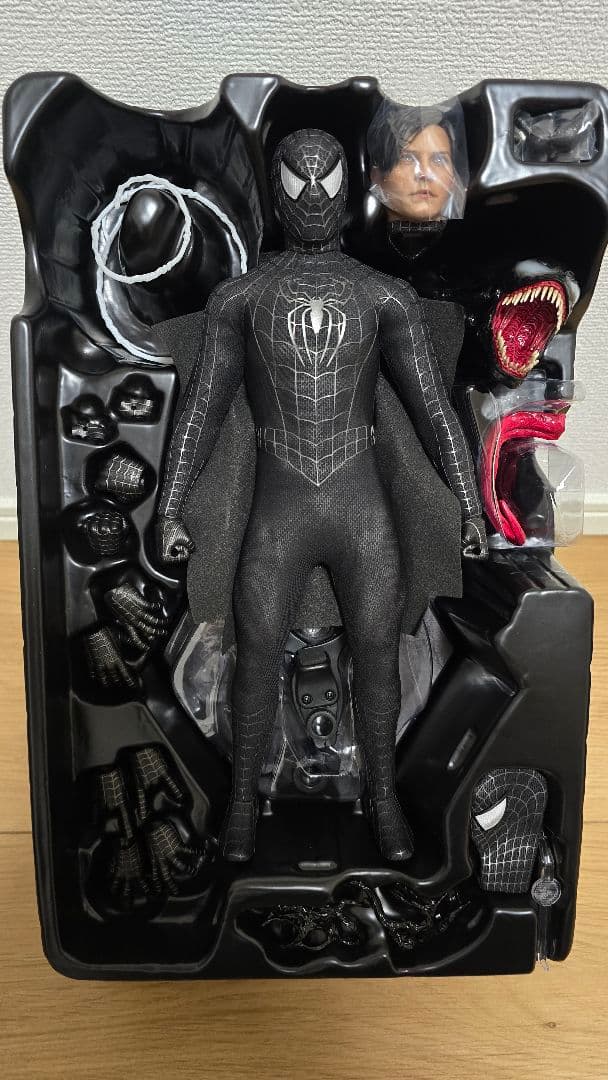 ホットトイズ　スパイダーマン3　スパイダーマン　ブラックスーツ