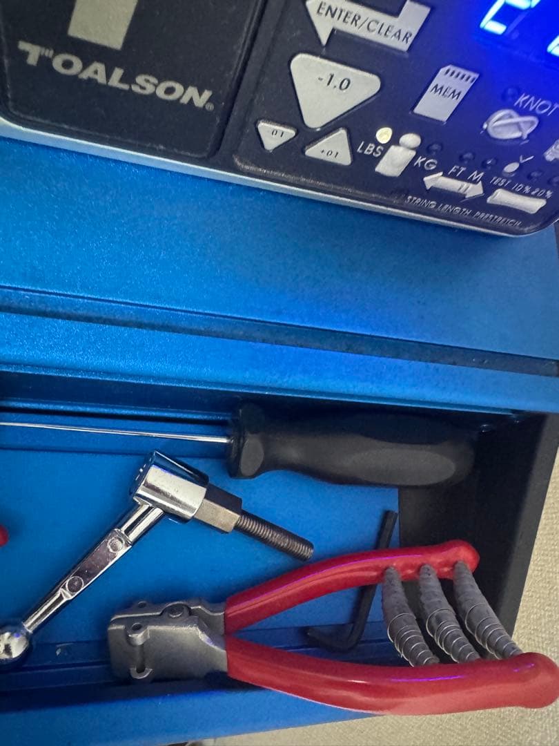 TOALSON トアルソン　テニス　電動ガット張りマシン　ガット張り機