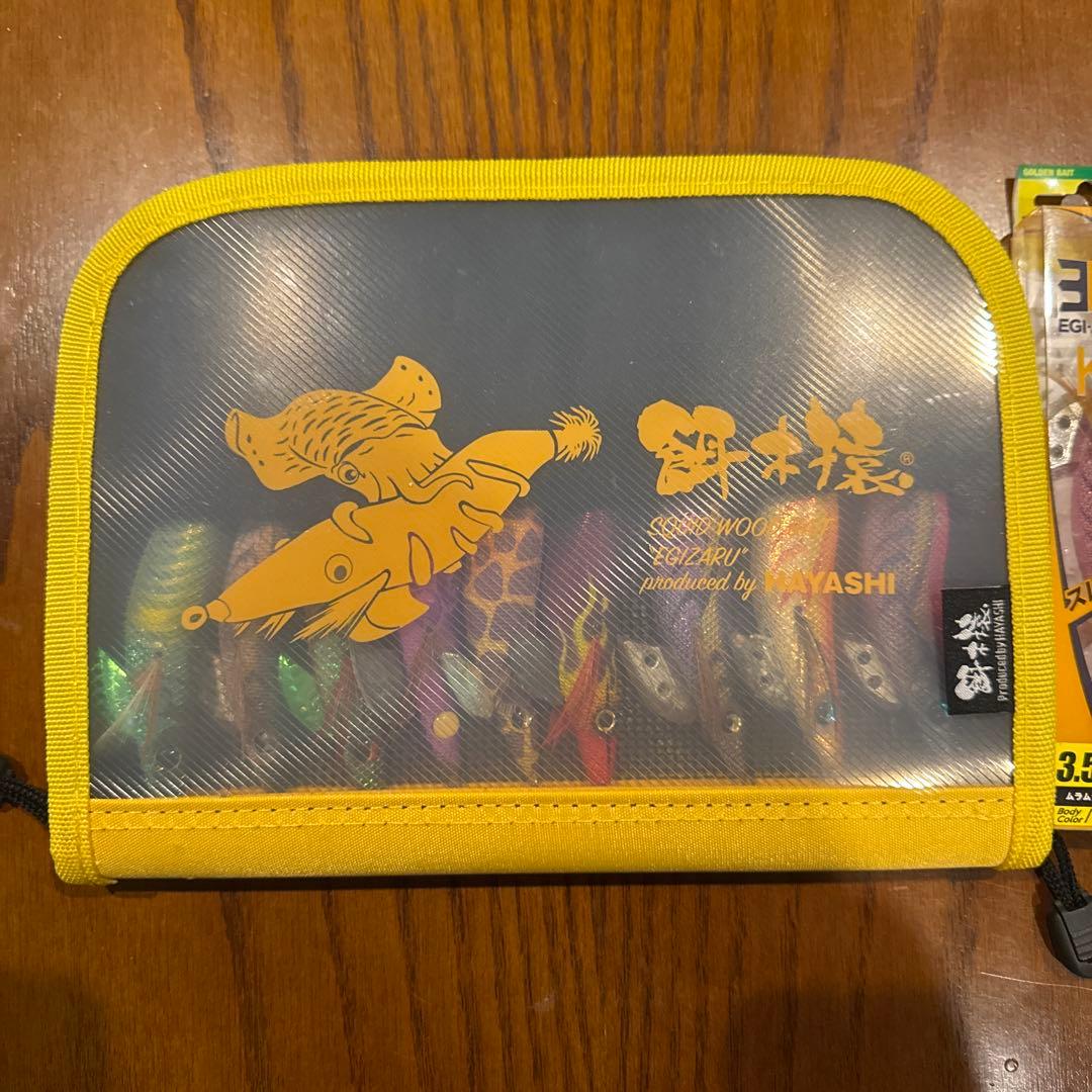 ヤマシタエバーグリーン中古3.5号エギ12点＋ケース