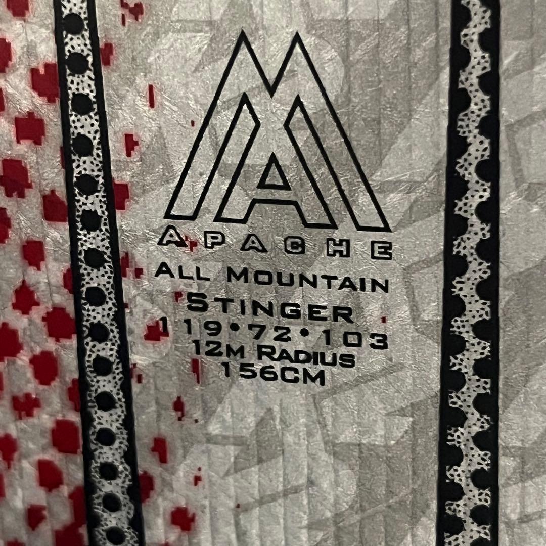 【美品】K2 APACHE STINGER 156cm ビンディング付