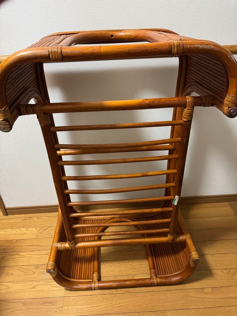 Oliver ラタン座卓 レトロ　ヴィンテージ　センターテーブル