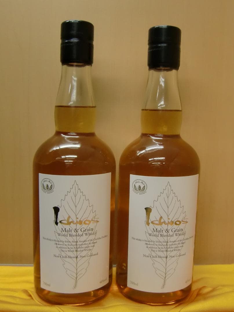 【個性が光る】W005 イチローズ モルト＆グレン ウイスキー 2本セット ①