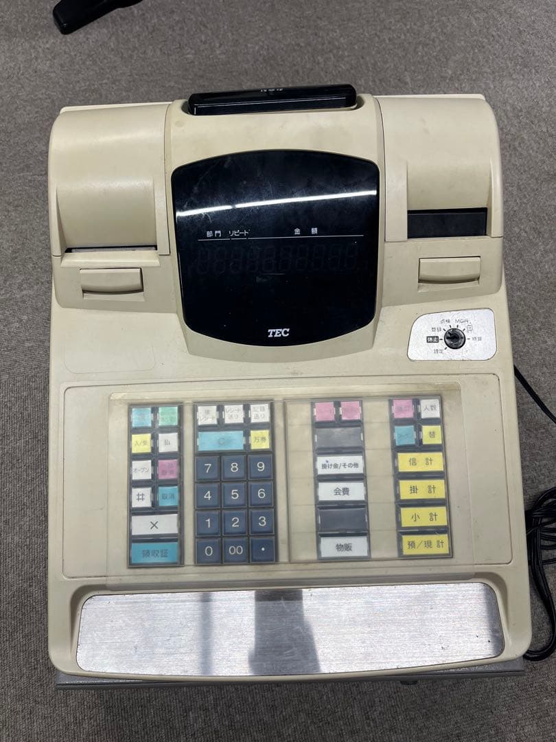東芝tec MA-600 レジスター　完動品