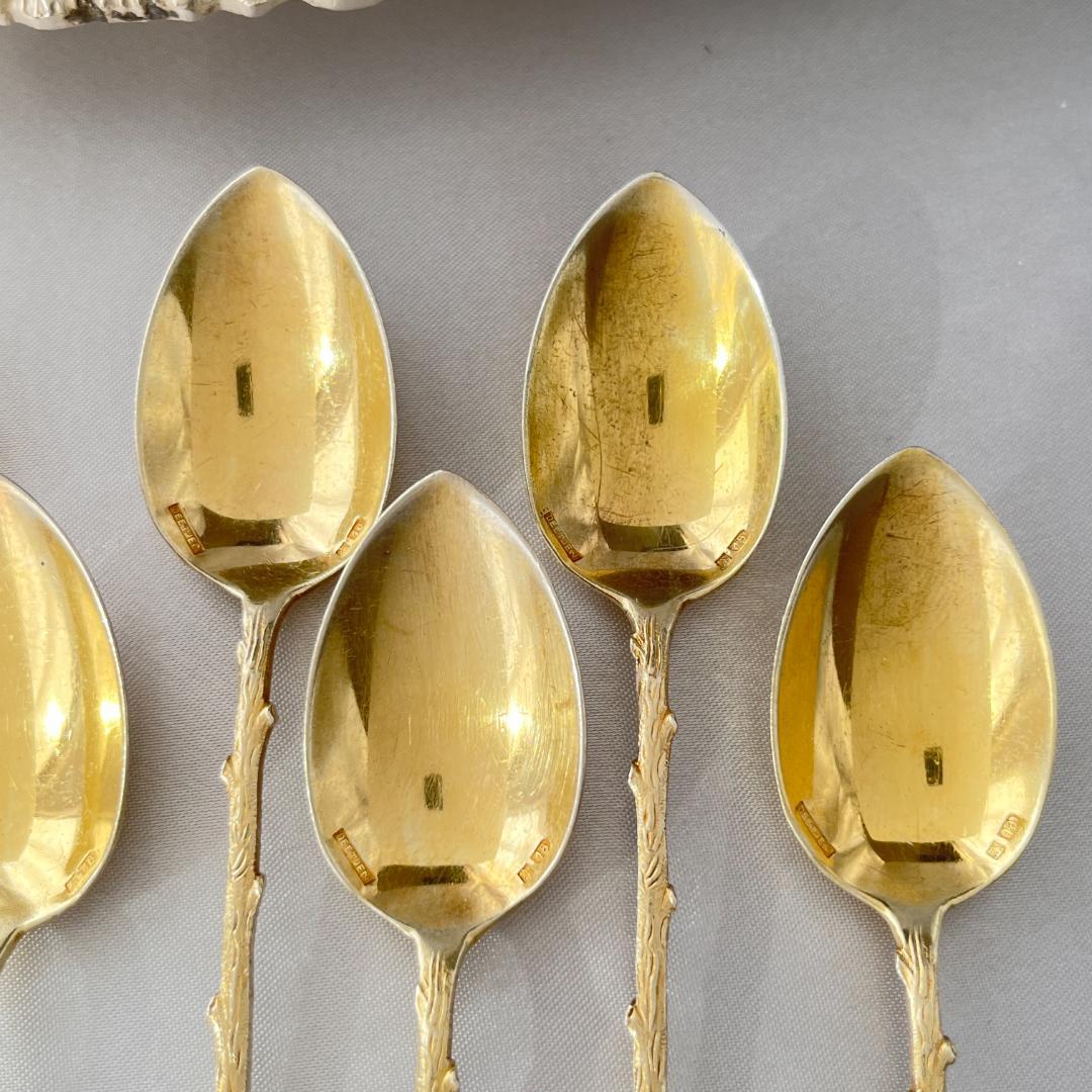 【仏蘭西】デミタススプーン 11本【シルバープレート】 10.5cm