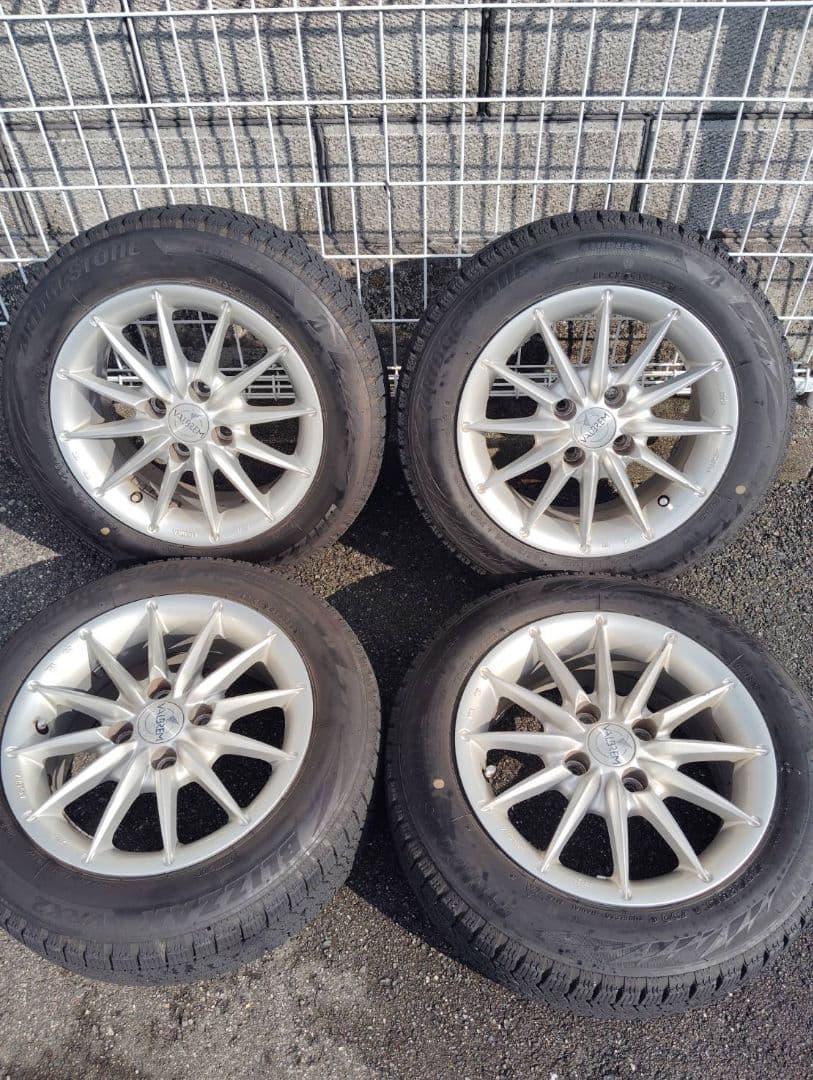 ①VALBREM 14インチ スタッドレス４本セット(２本価格)①②セット品