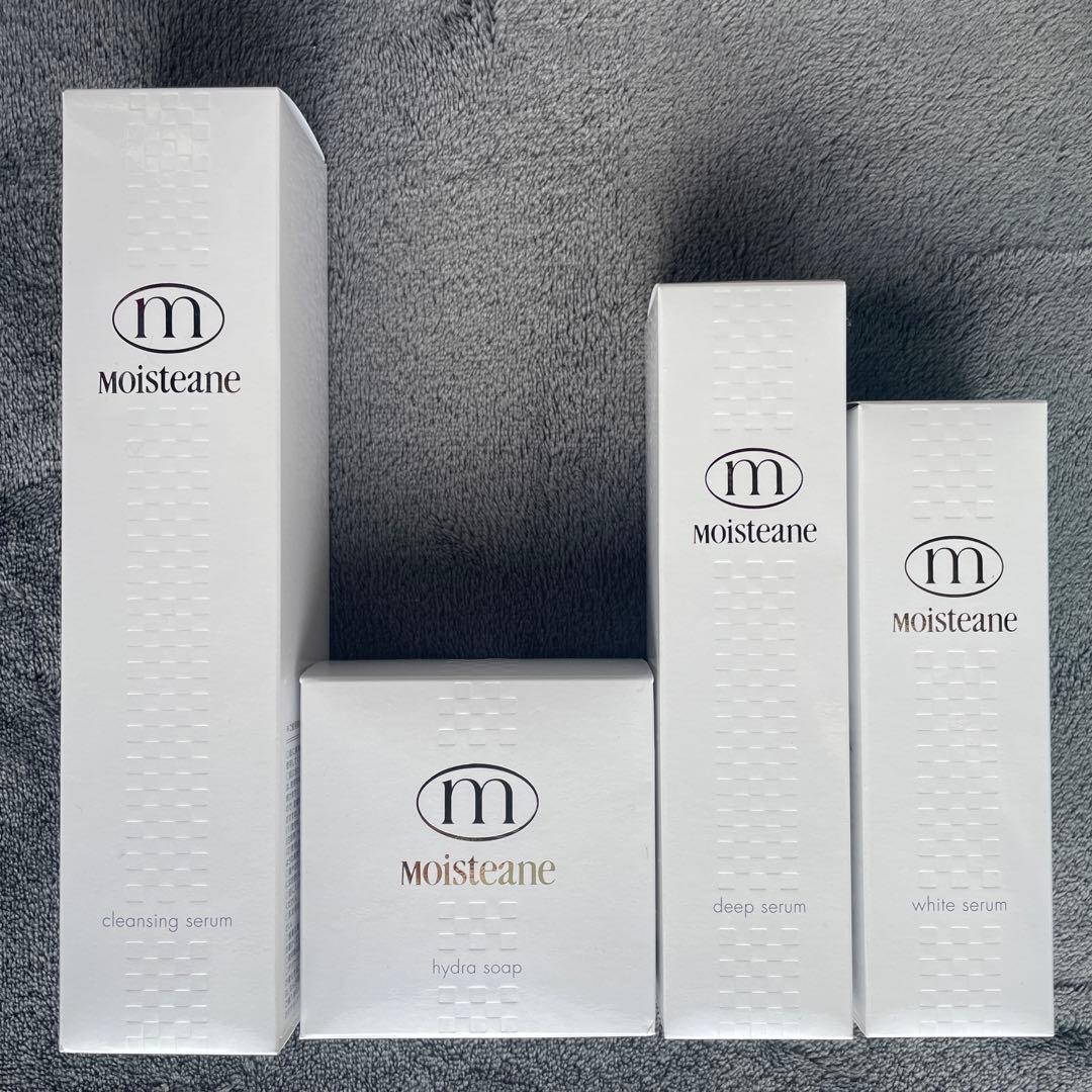 モイスティーヌ化粧品 (洗顔3品・美容液・化粧水・乳液・UVヴェール)